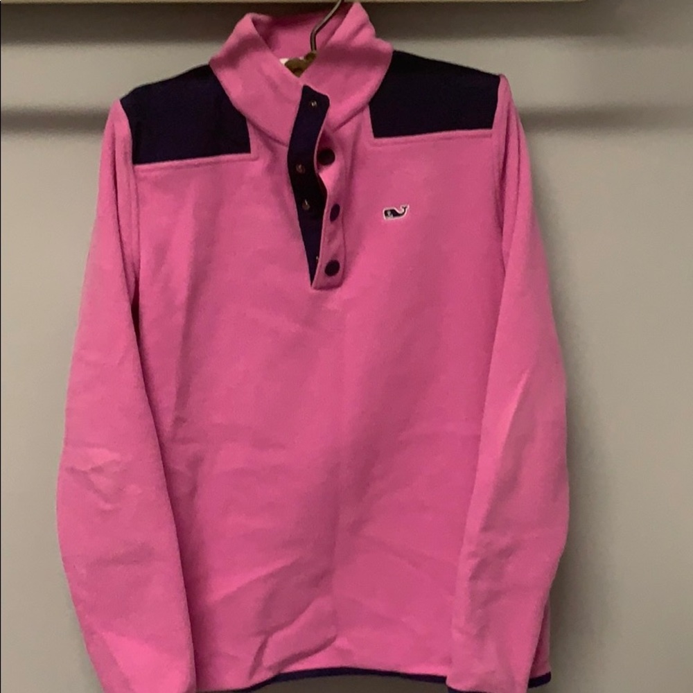 Vineyard Vines 3/4 zip fleece sweatshirt